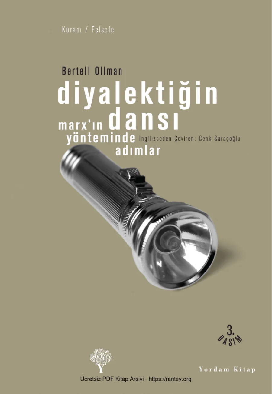 Diyalektiğin Dansı Marxın Yönteminde Adımlar kapak görseli