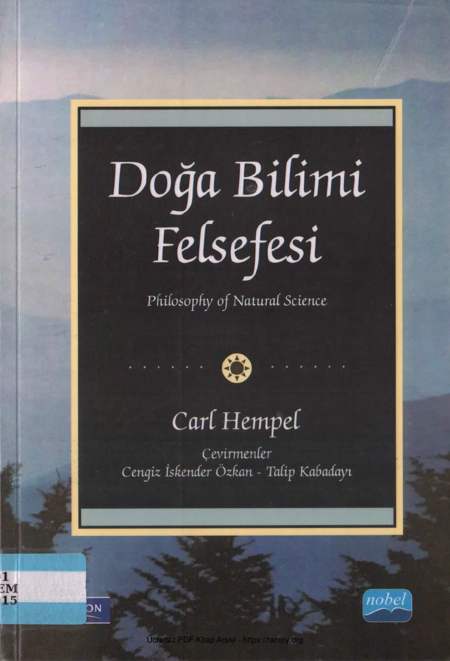 Doğa Bilimi Felsefesi kapak görseli