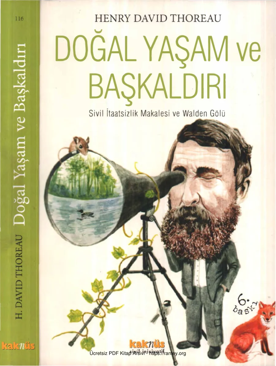 Doğal Yaşam ve Başkaldırı Kaknüs Yayınları kapak görseli