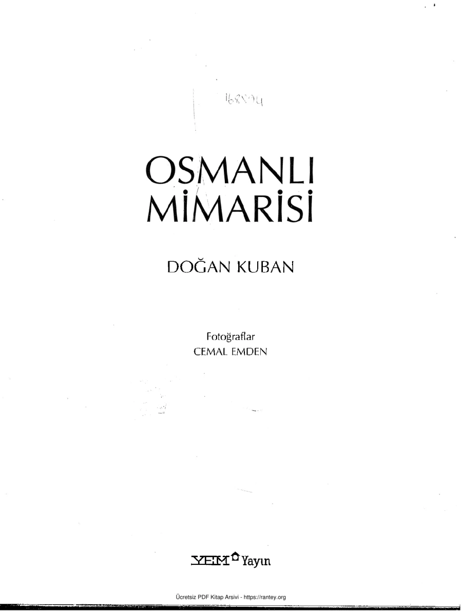 Doğan Kuban kapak görseli