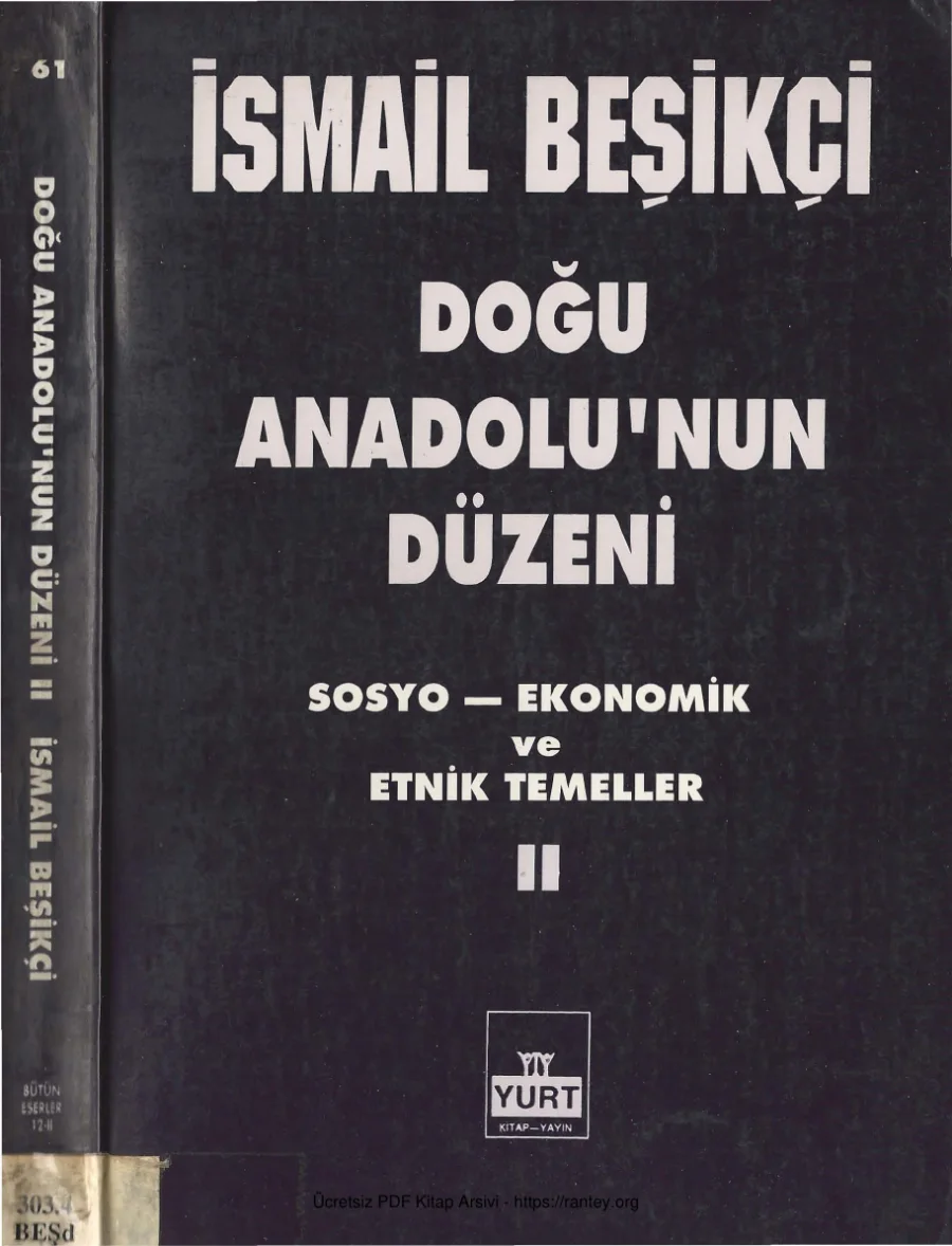 Doğu Anadolunun Düzeni Cilt II Yurt Yayınları kapak görseli