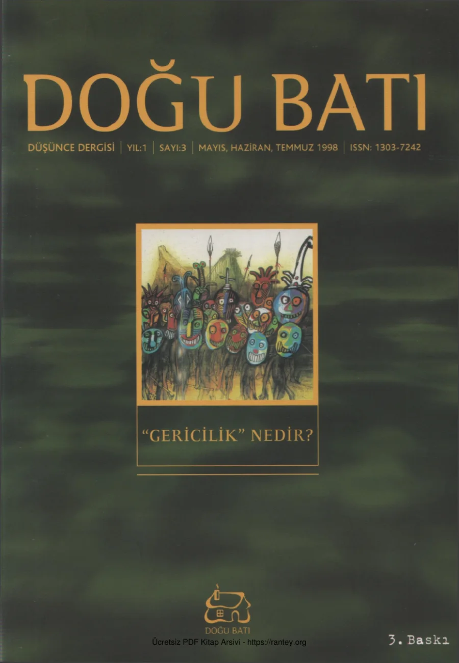 Doğu Batı Sayı 03: Gericilik kapak görseli