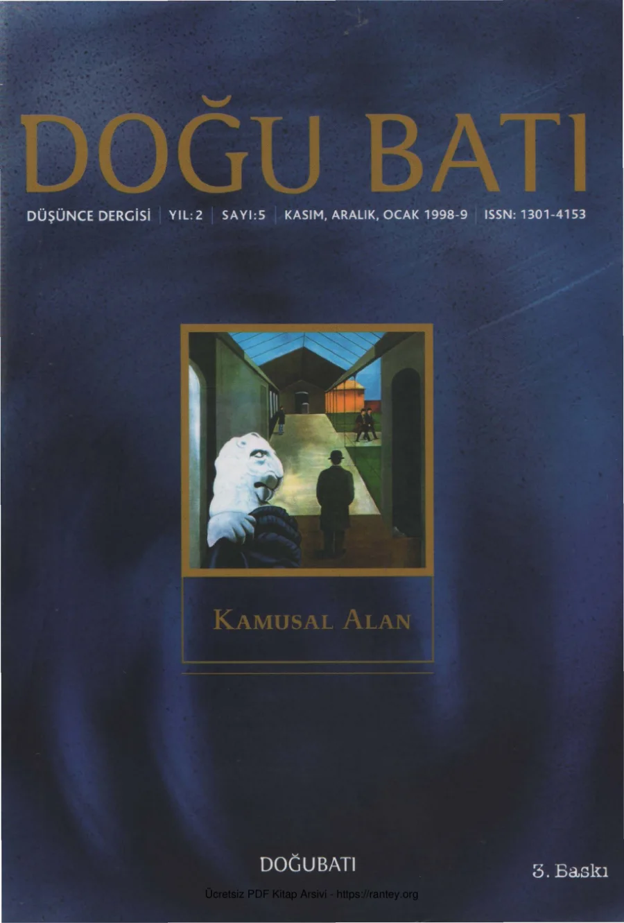 Doğu Batı Sayı 05: Kamusal Alan kapak görseli