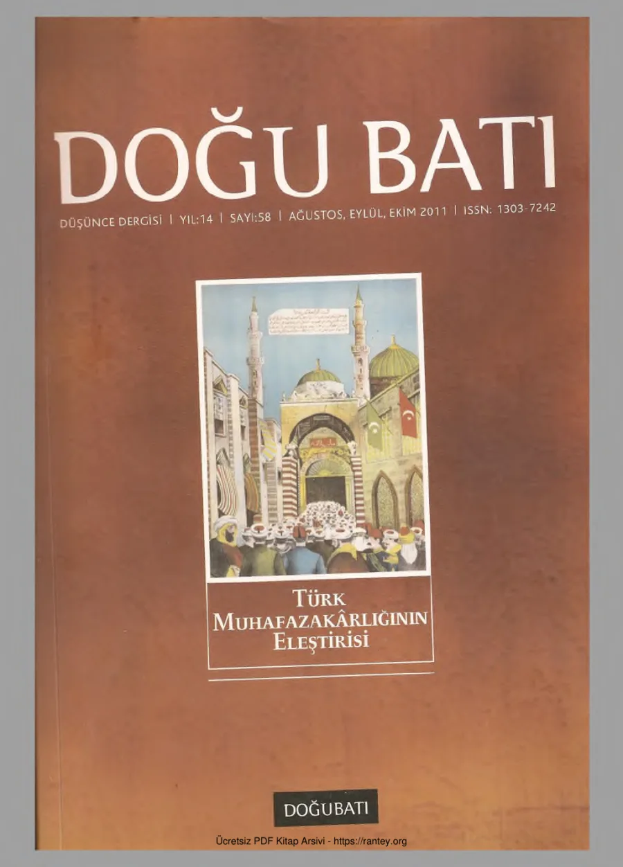 Doğu Batı Sayı 058: Türk Muhafazakârlığının Eleştirisi kapak görseli