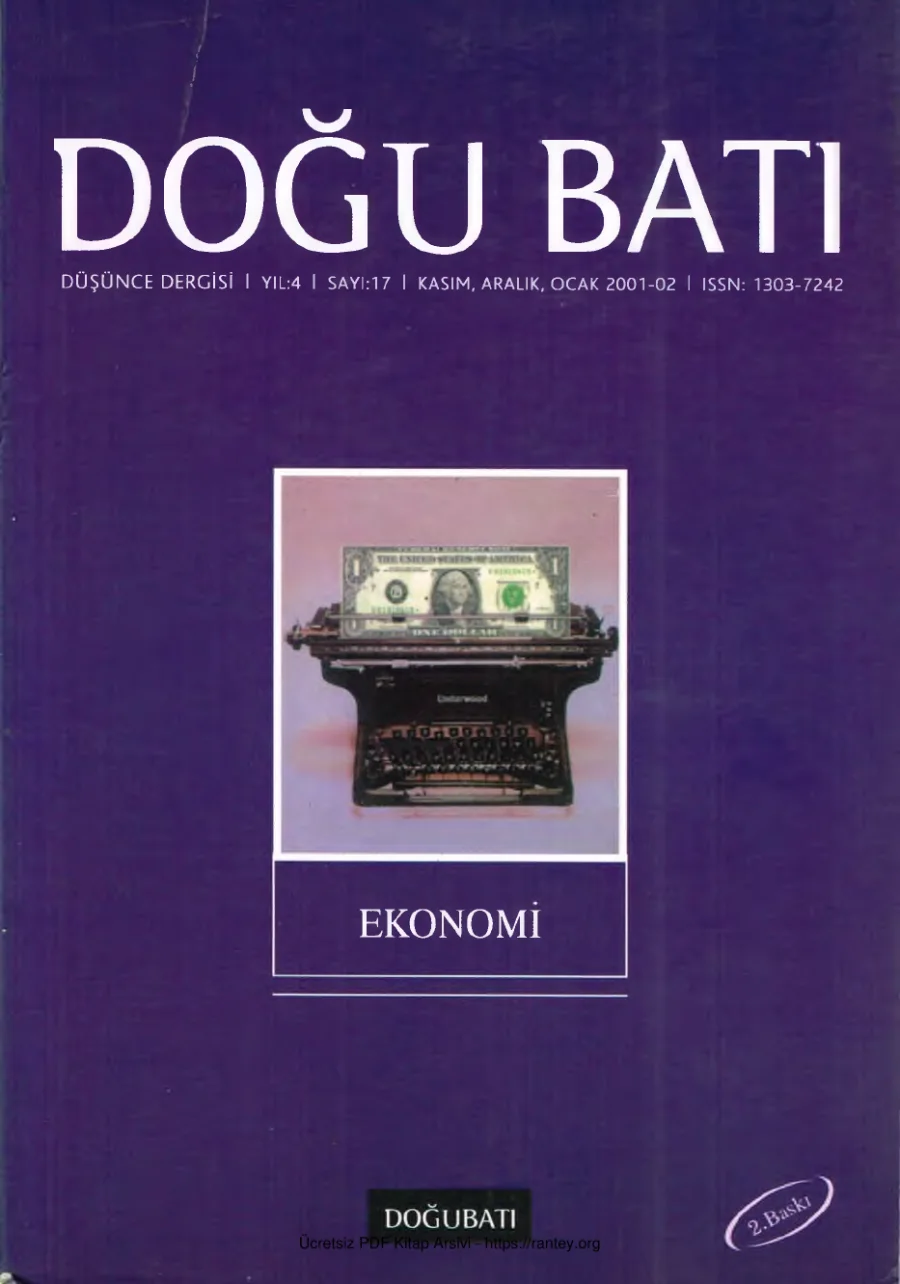 Doğu Batı Sayı 17 Ekonomi kapak görseli