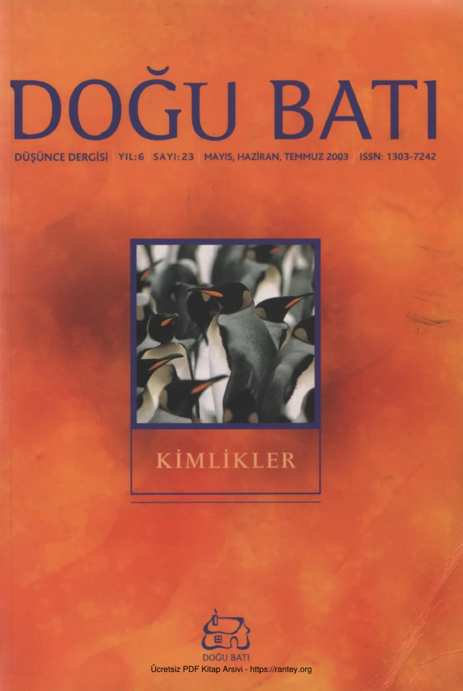 Doğu Batı Sayı 23 Kimlikler kapak görseli