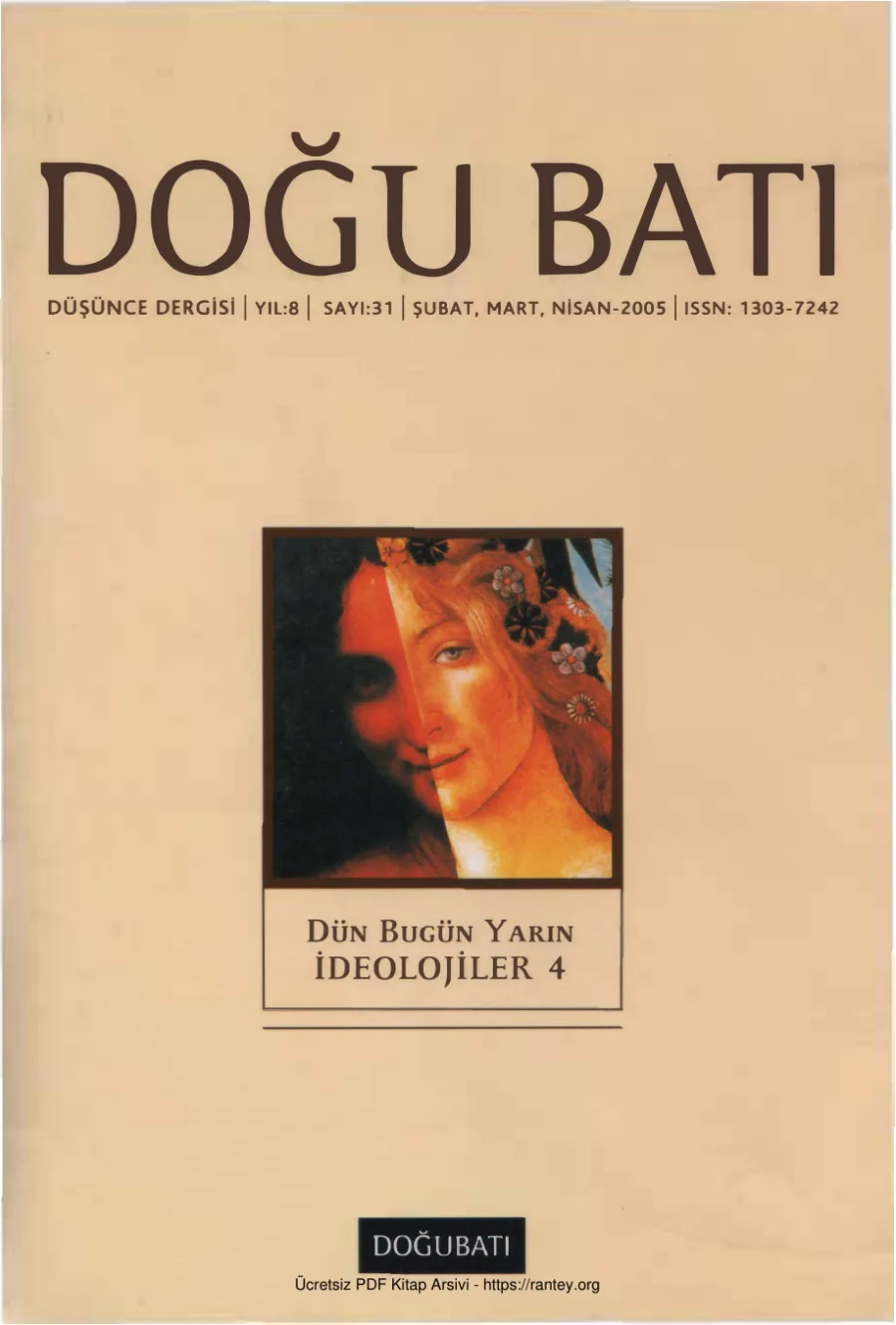 Doğu Batı Sayı 31: Dün Bugün Yarın İdeolojiler 4 kapak görseli