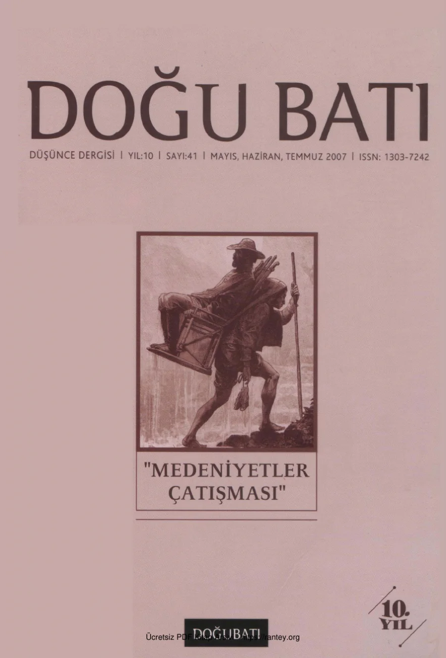 Doğu Batı Sayı 41: Medeniyetler Çatışması kapak görseli