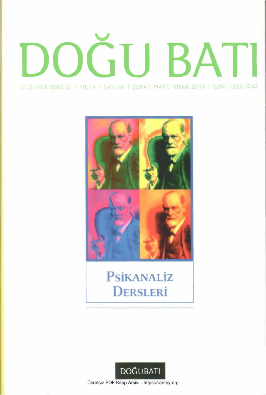 Doğu Batı Sayı 56: Psikanaliz Dersleri kapak görseli