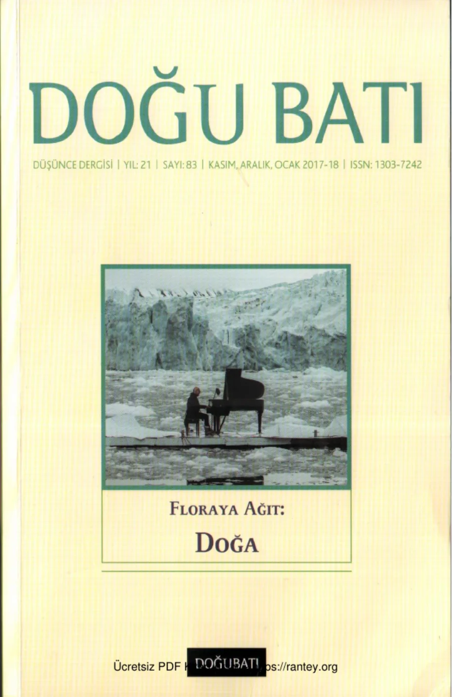 Doğu Batı Sayı 83 Floraya Ağıt Doğa kapak görseli