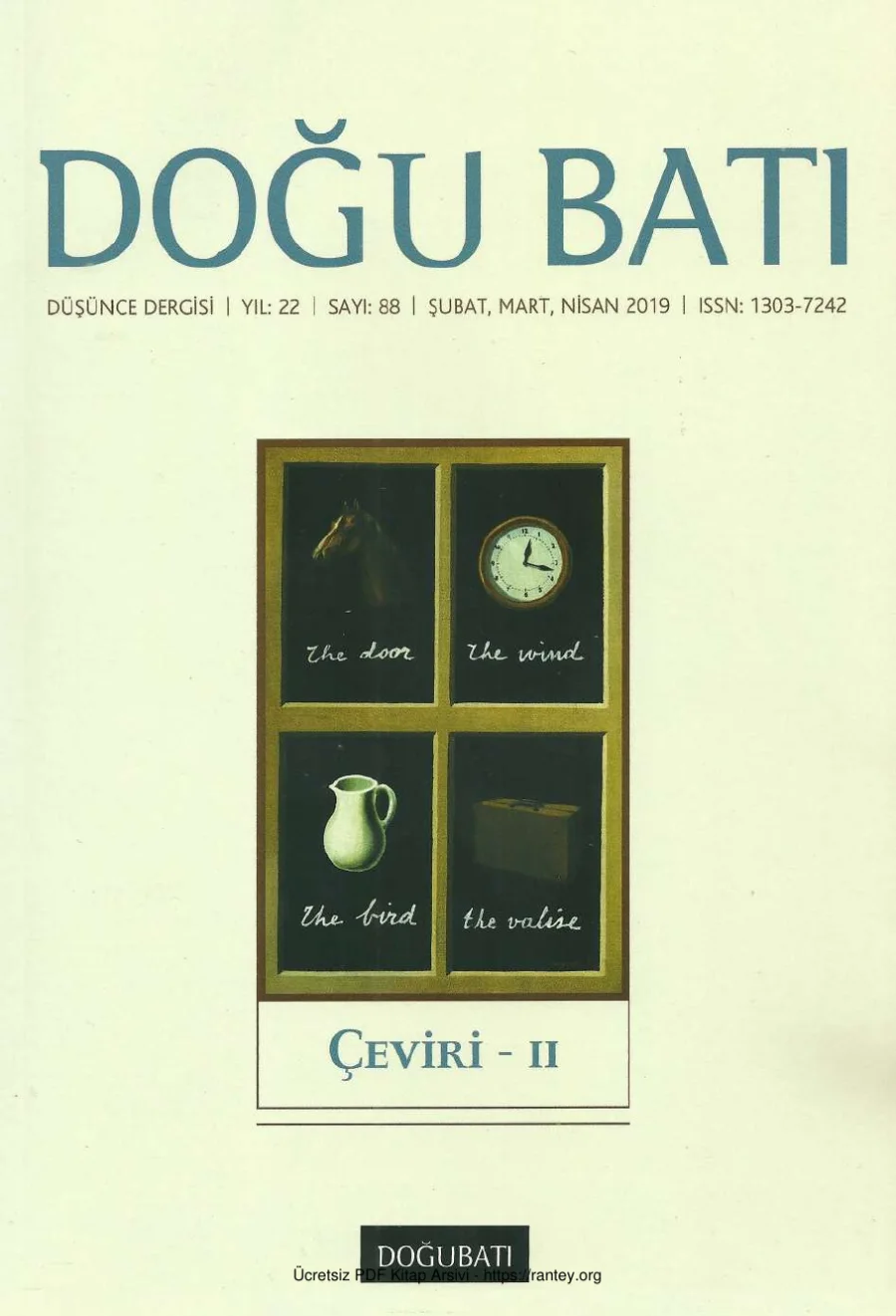 Doğu Batı Sayı 88 Çeviri II kapak görseli
