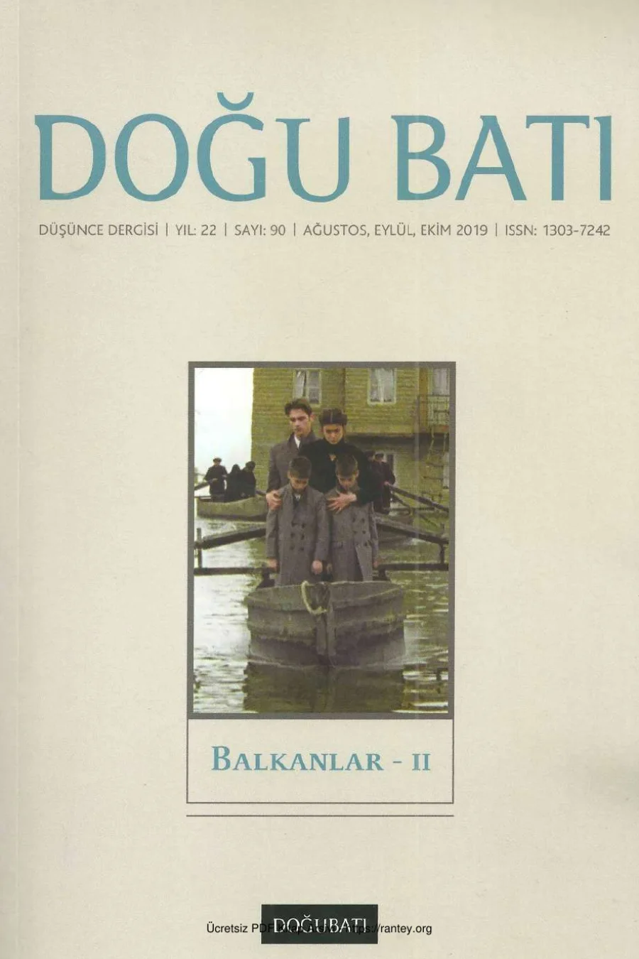 Doğu Batı Sayı 90 Balkanlar II kapak görseli