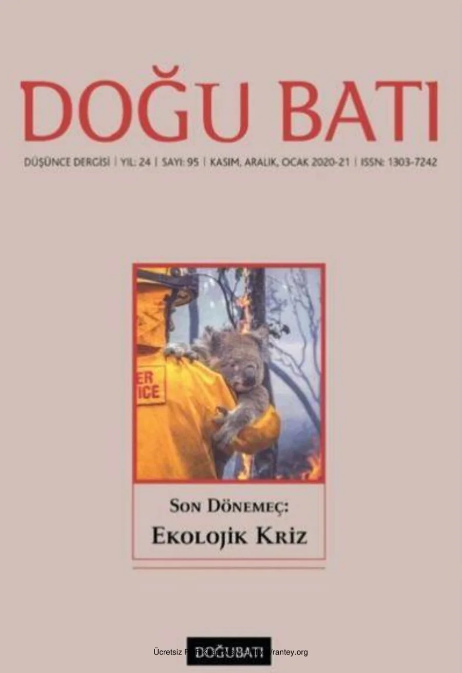 Doğu Batı Sayı 95 Ekolojik Kriz kapak görseli