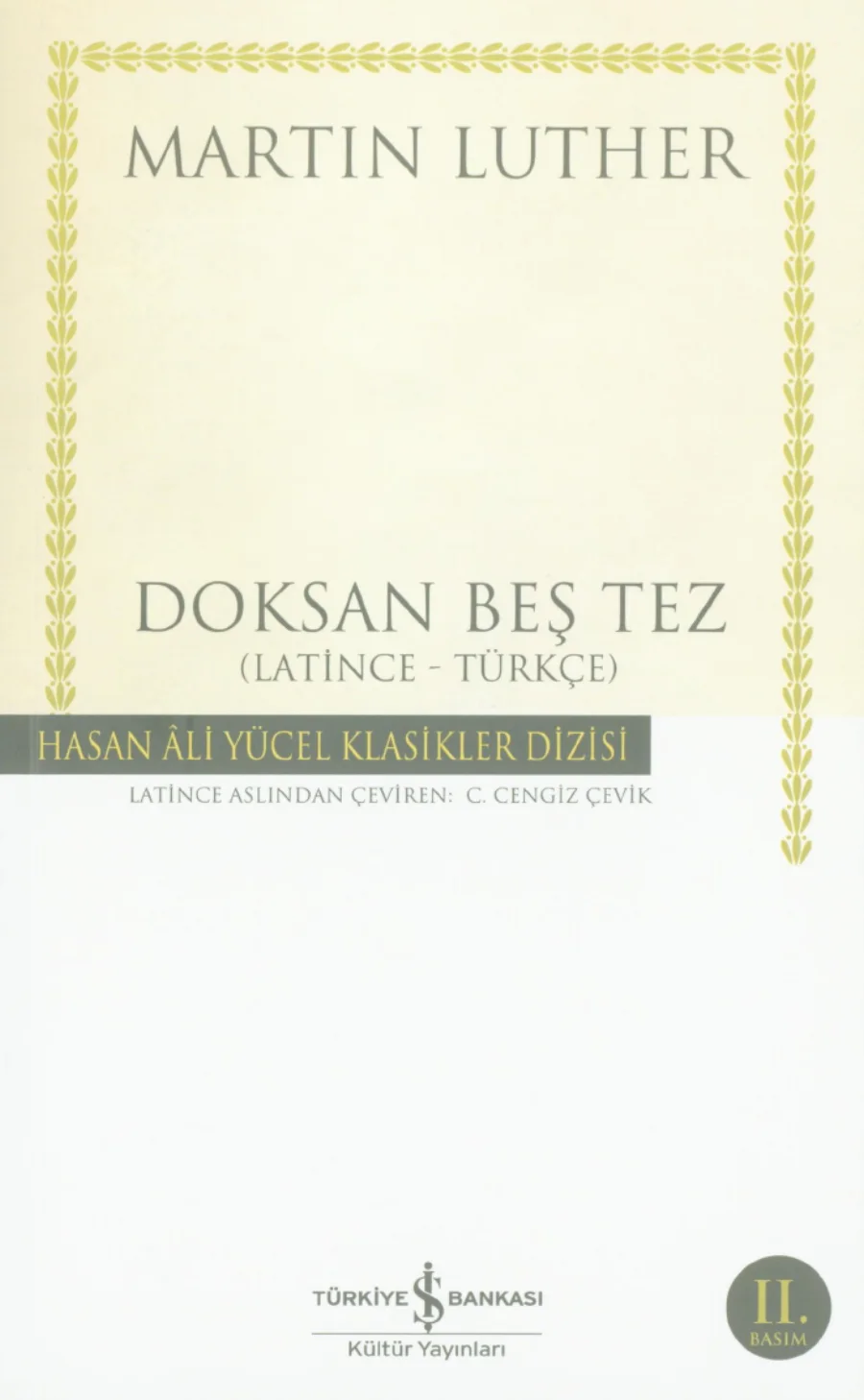 Doksan Beş Tez kapak görseli
