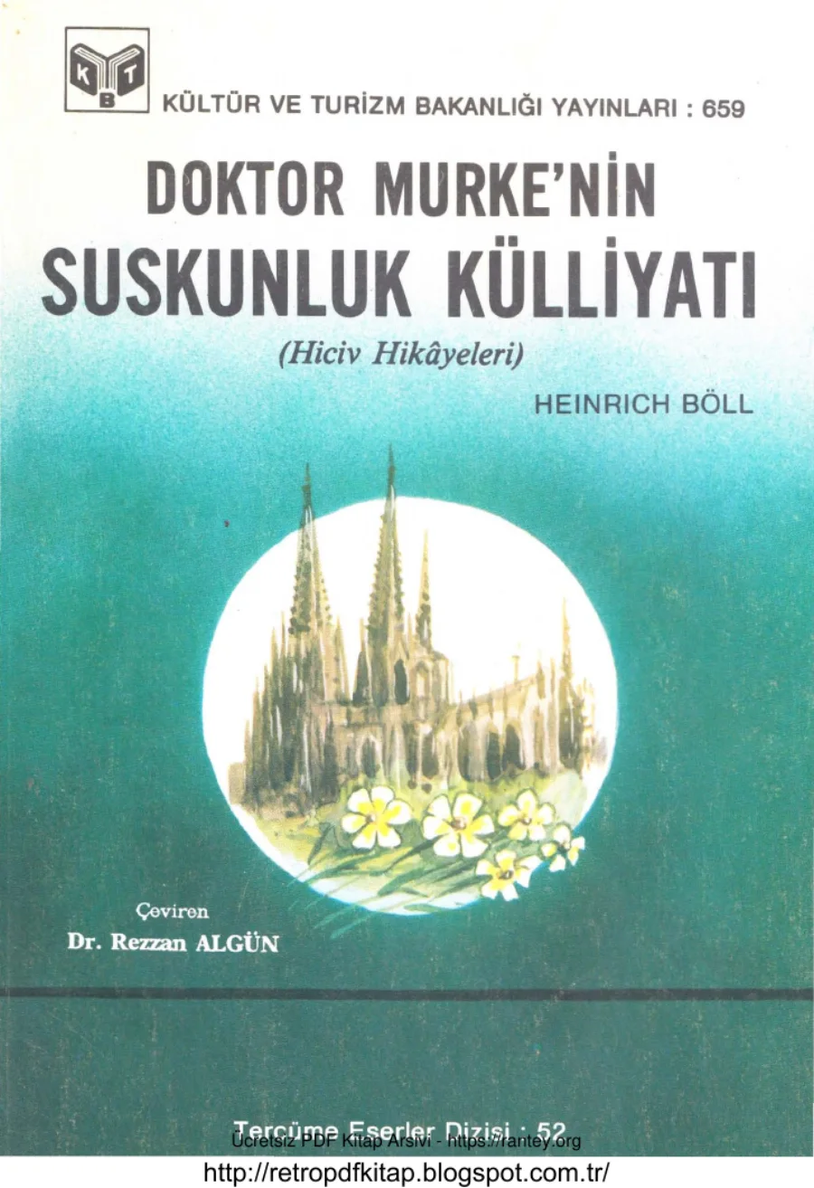 Doktor Murke'nin Suskunluk Külliyatı kapak görseli