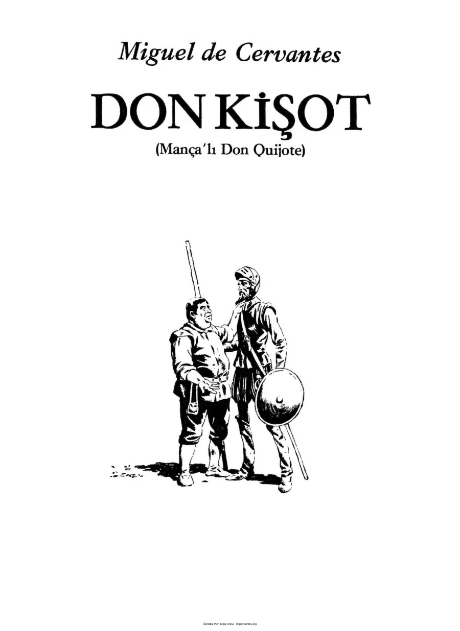 Don Kişot kapak görseli