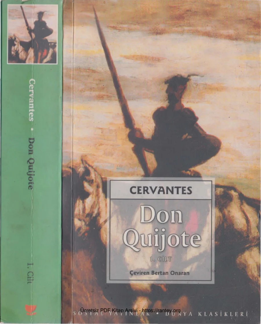Don Quijote Cilt I kapak görseli