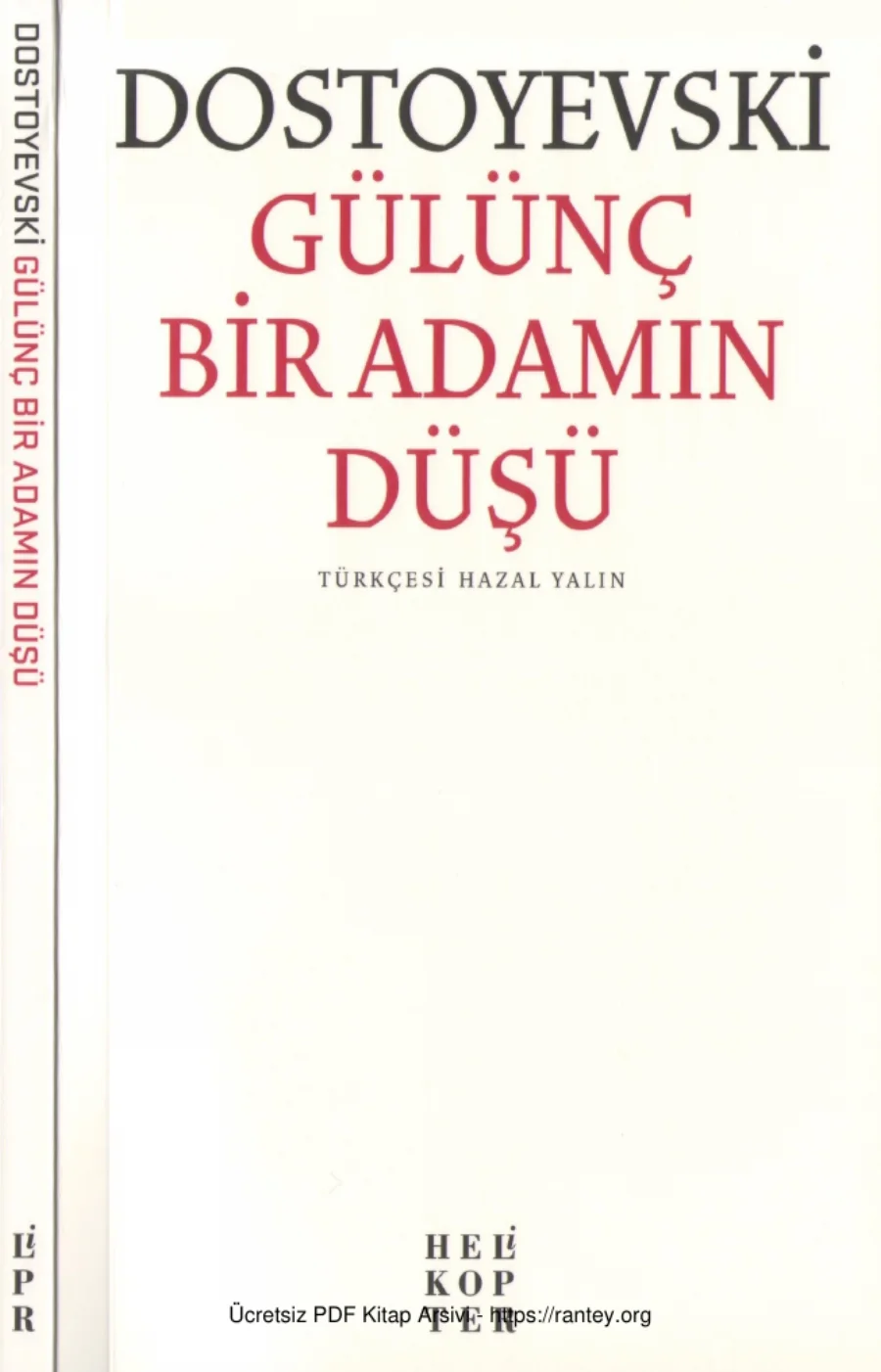 Dostoyevski Gülünç Bir Adamın Düşü kapak görseli
