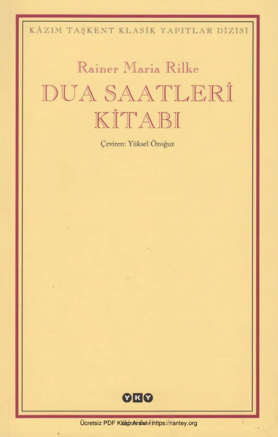 Dua Saatleri Kitabı kapak görseli