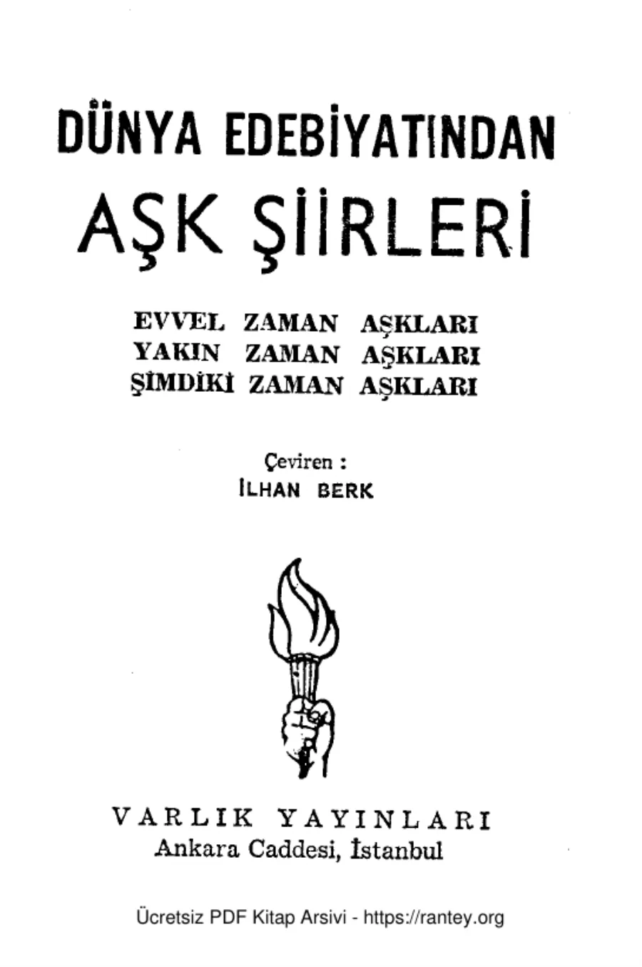 Dünya Edebiyatından Aşk Şiirleri kapak görseli