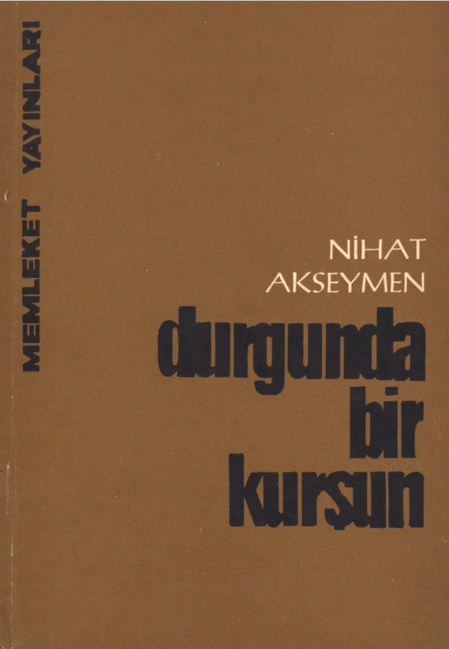 Durgunda Bir Kurşun Memleket Yayınları kapak görseli