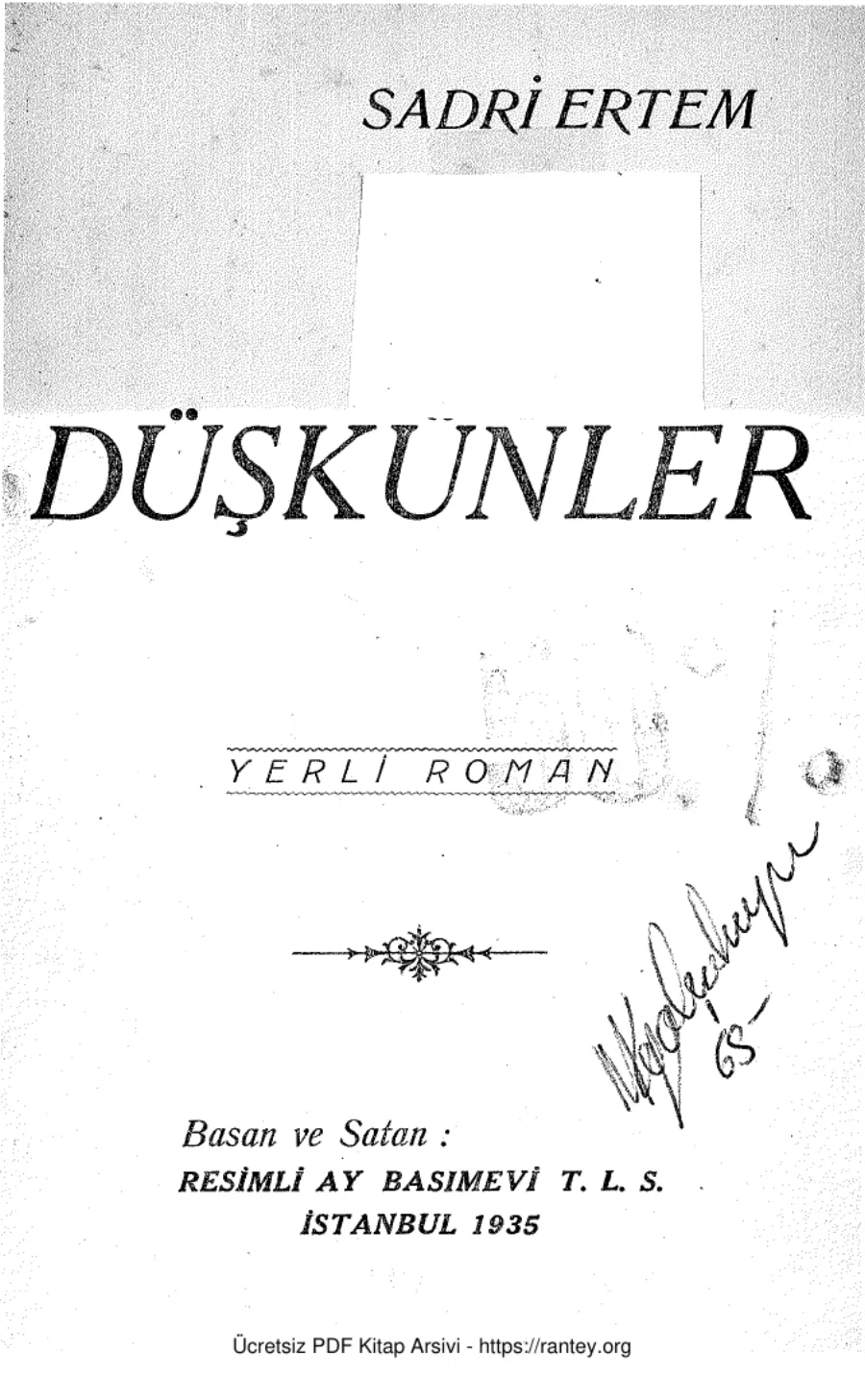 Düşkünler Resimli Ay Yayınevi kapak görseli