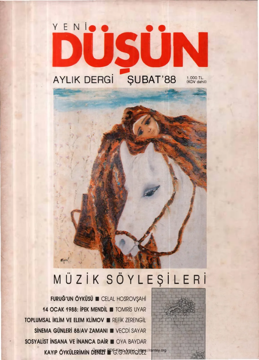 Düşün Sayı 047 Şubat 88 kapak görseli