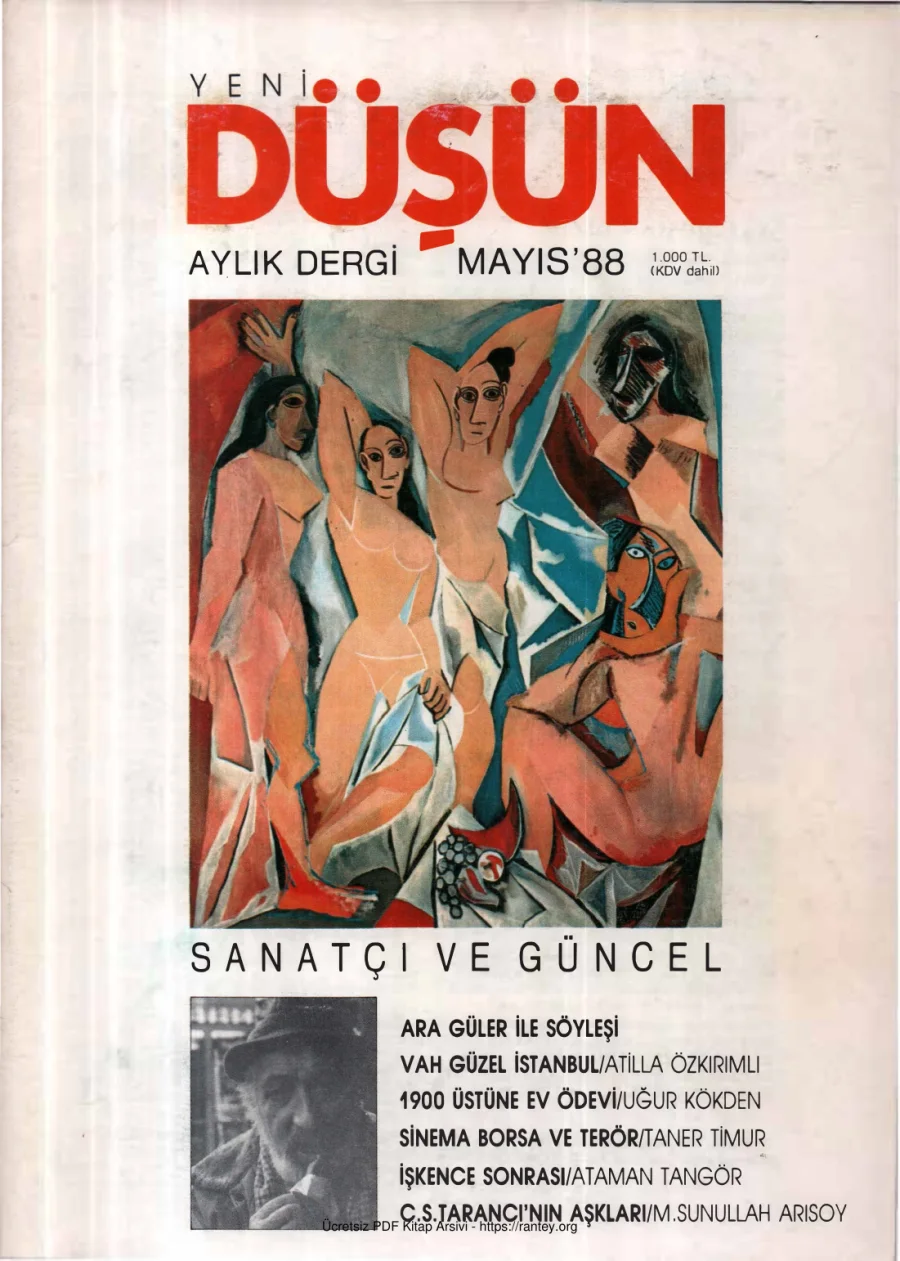 Düşün Sayı 050 Mayıs 88 kapak görseli