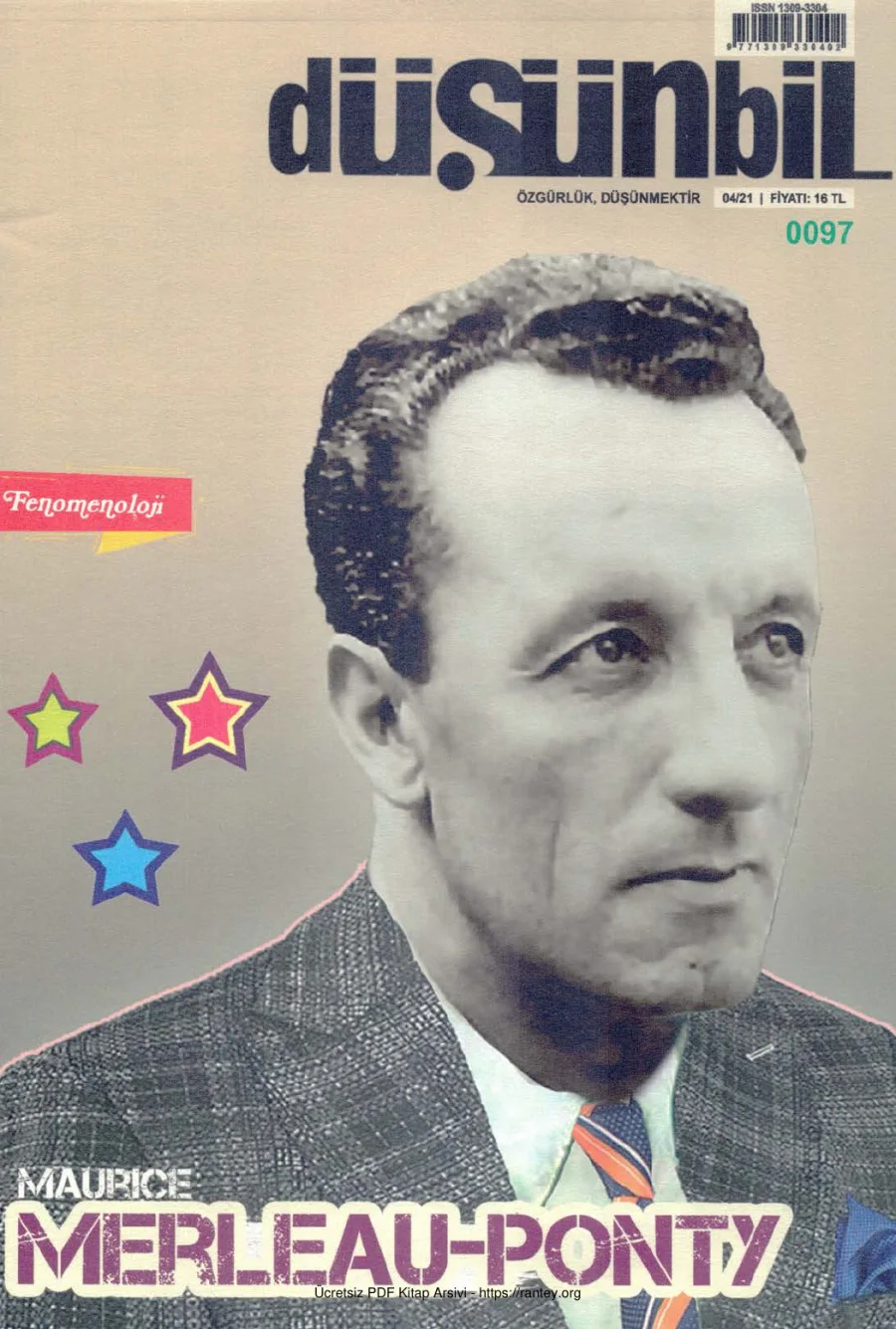 Düşünbil 097 Mart 2021 Fenomenoloji Maurice Merleau Ponty kapak görseli