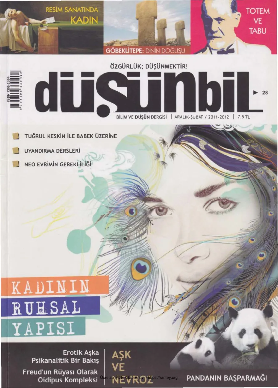 Düşünbil Sayı 028 Şubat 2012 kapak görseli