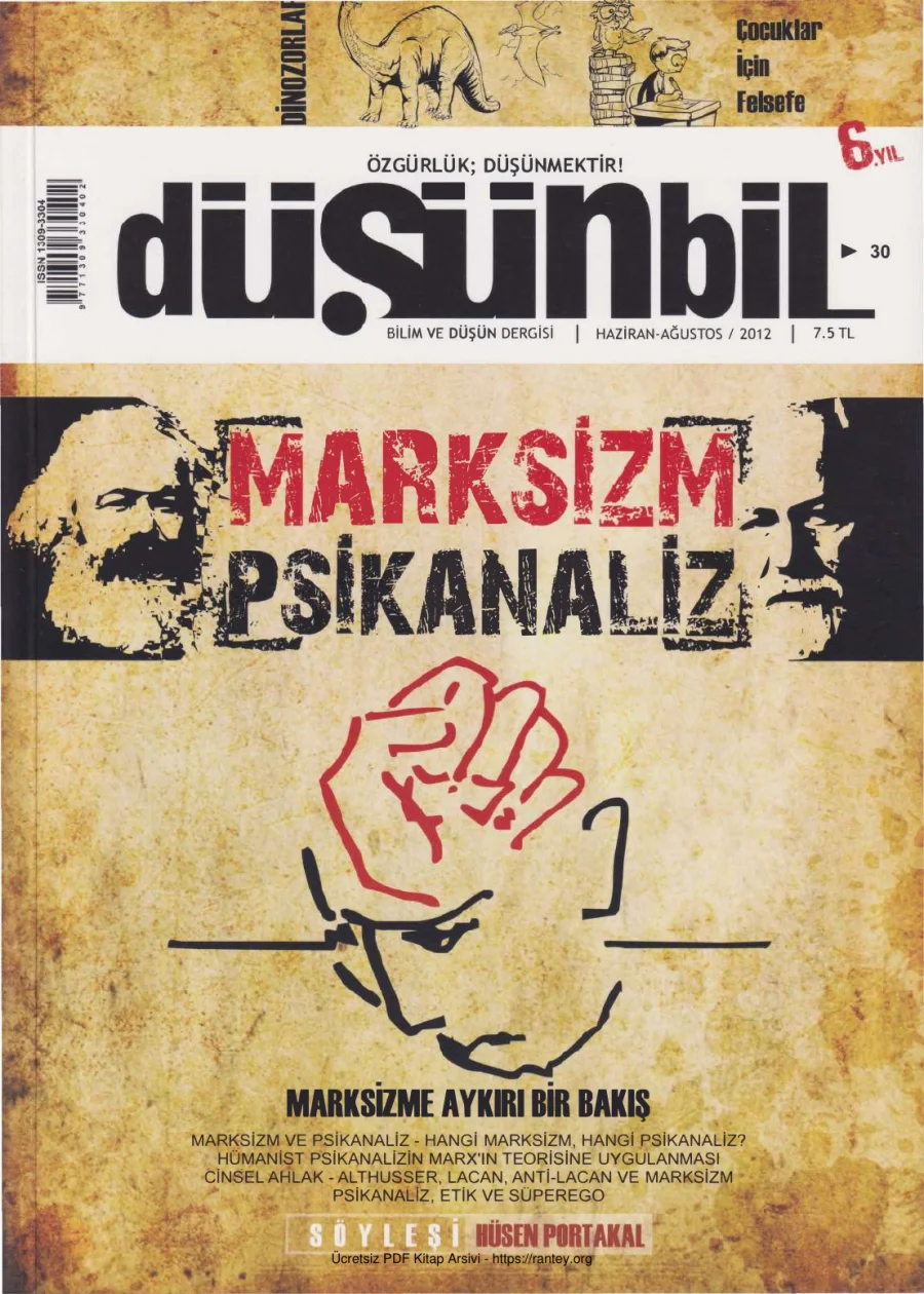 Düşünbil Sayı 030 Ağustos 2012 kapak görseli