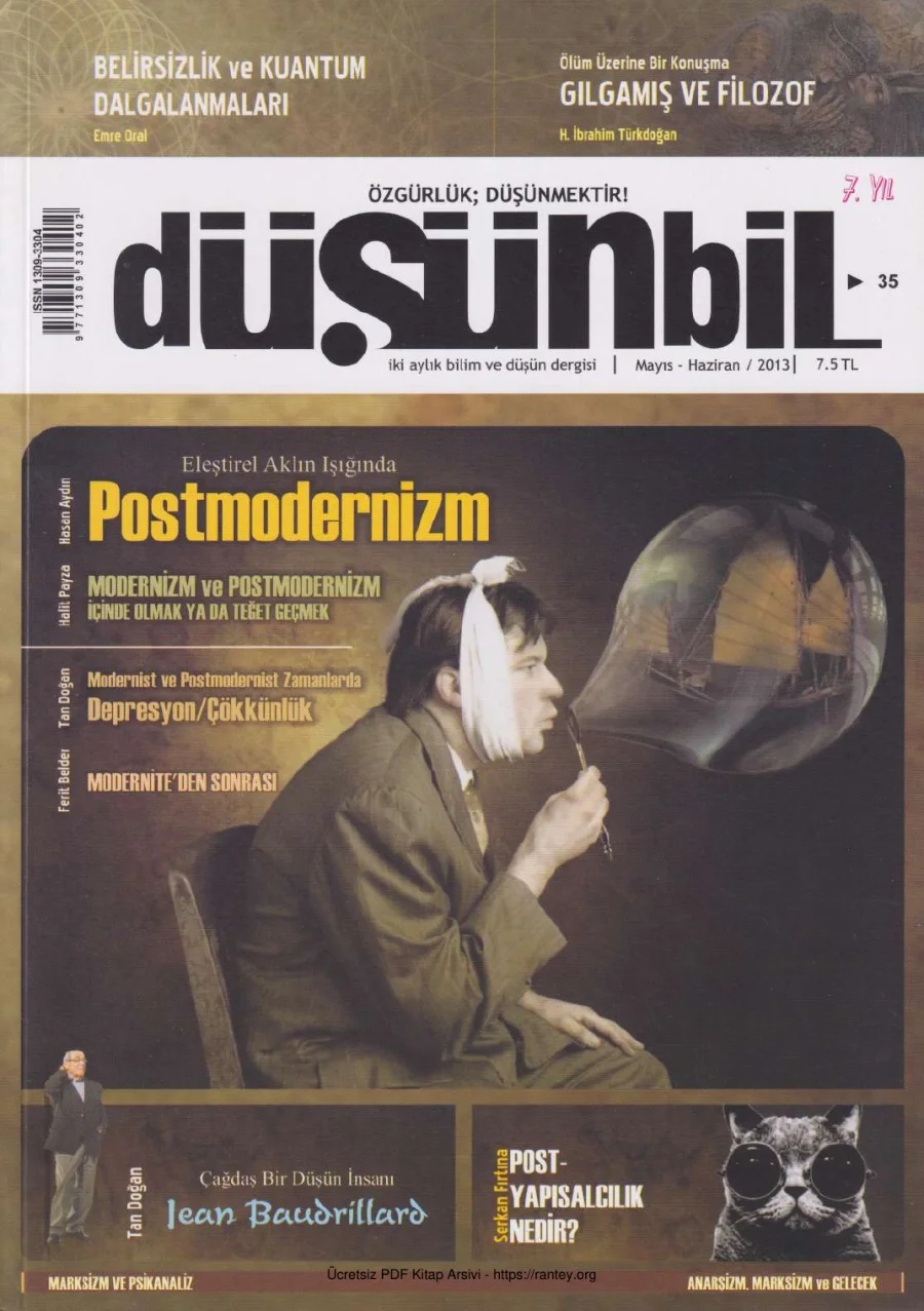 Düşünbil Sayı 035 Mayıs Haziran 2013 kapak görseli