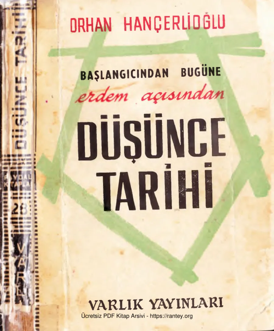 Düşünce Tarihi kapak görseli