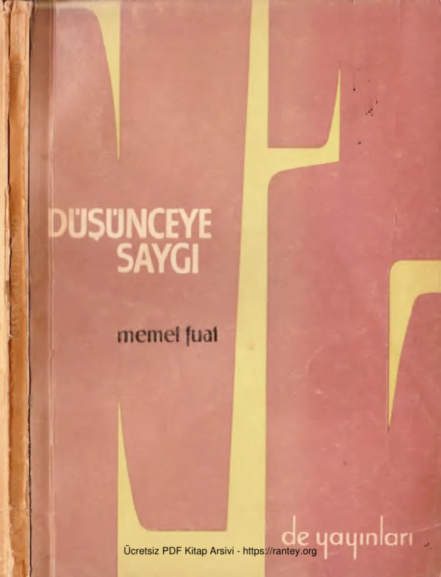 Düşünceye Saygı kapak görseli