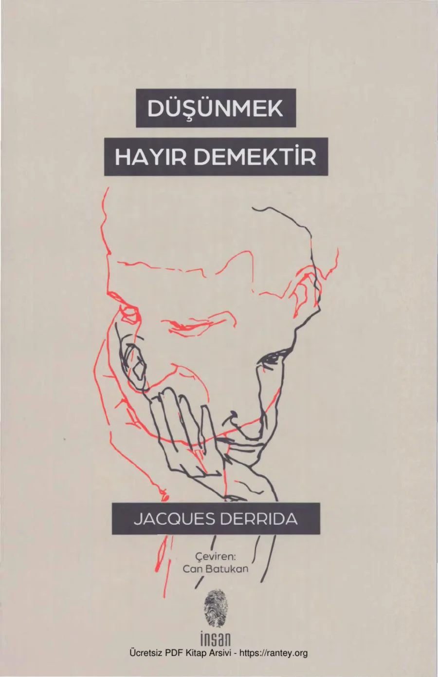 Düşünmek Hayır Demektir kapak görseli