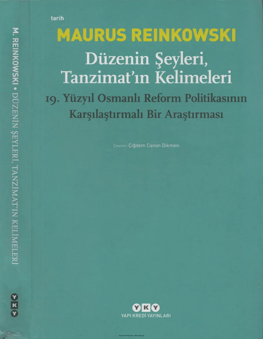 Düzenin Şeyleri Tanzimatın Kelimeleri kapak görseli