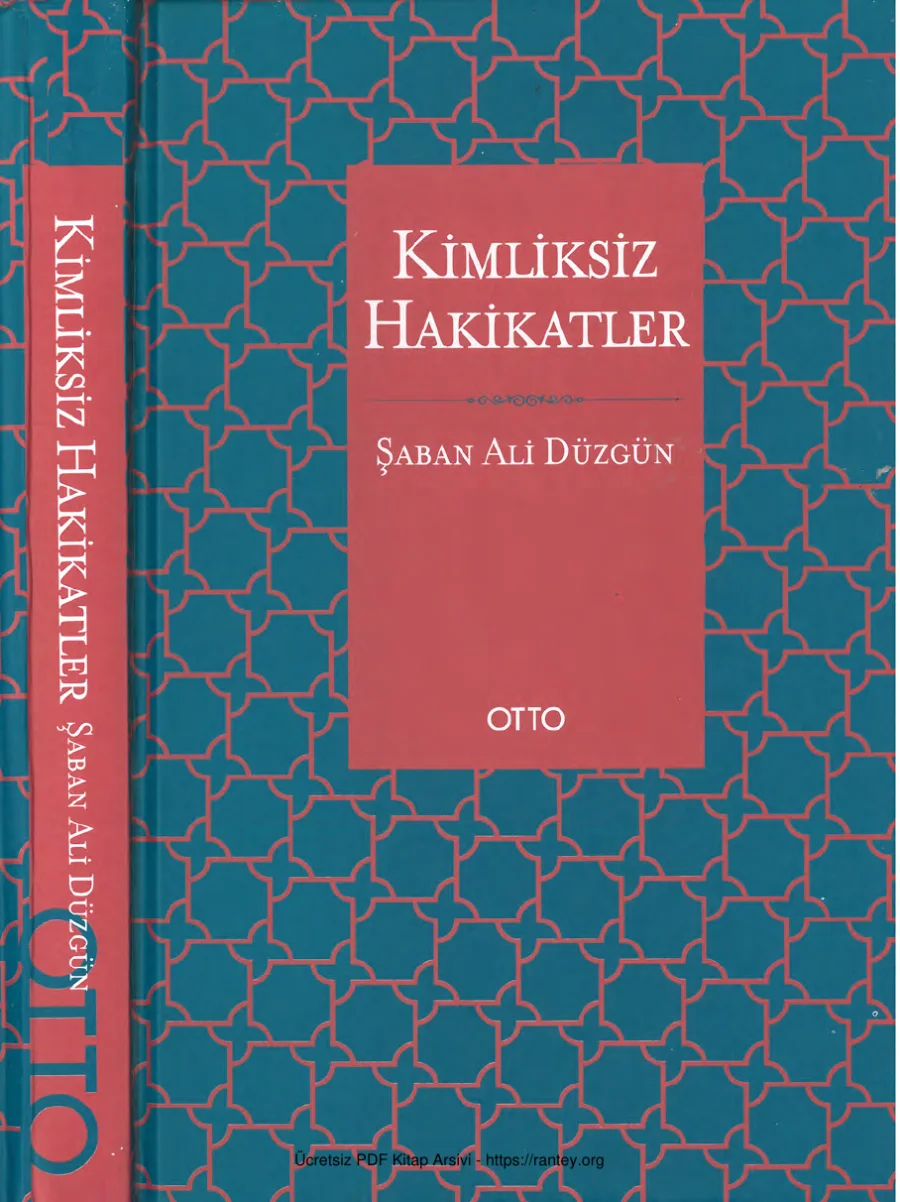 Düzgün Kimliksiz Hakikatler Otto Yayınları kapak görseli