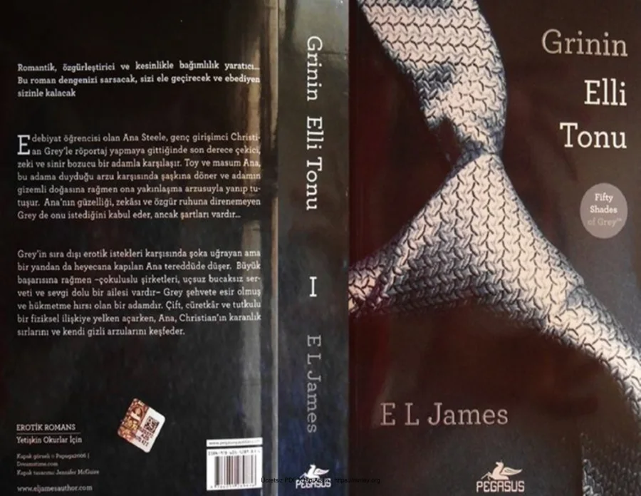 E L James 1 Grinin Elli Tonu kapak görseli
