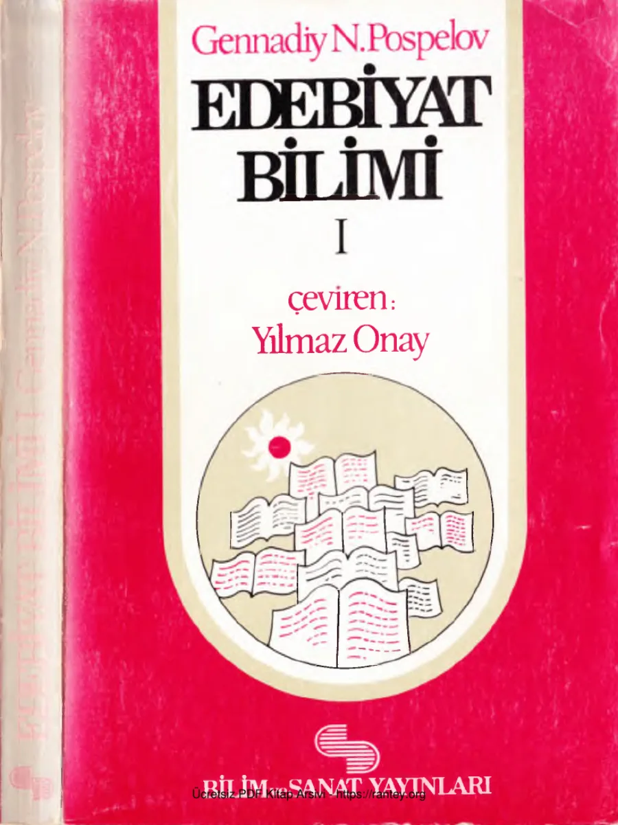 Edebiyat Bilimi Cilt 1 Bilim Sanat Yayınları kapak görseli