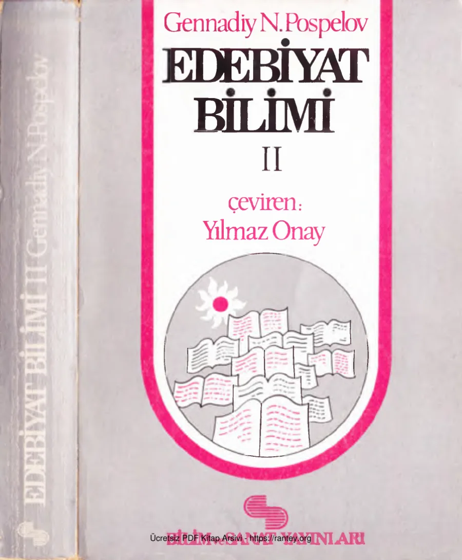 Edebiyat Bilimi Cilt 2 Bilim Sanat Yayınları kapak görseli