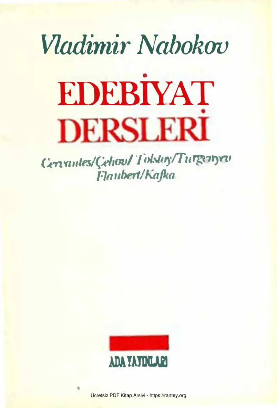 Edebiyat Dersleri Yayınları kapak görseli