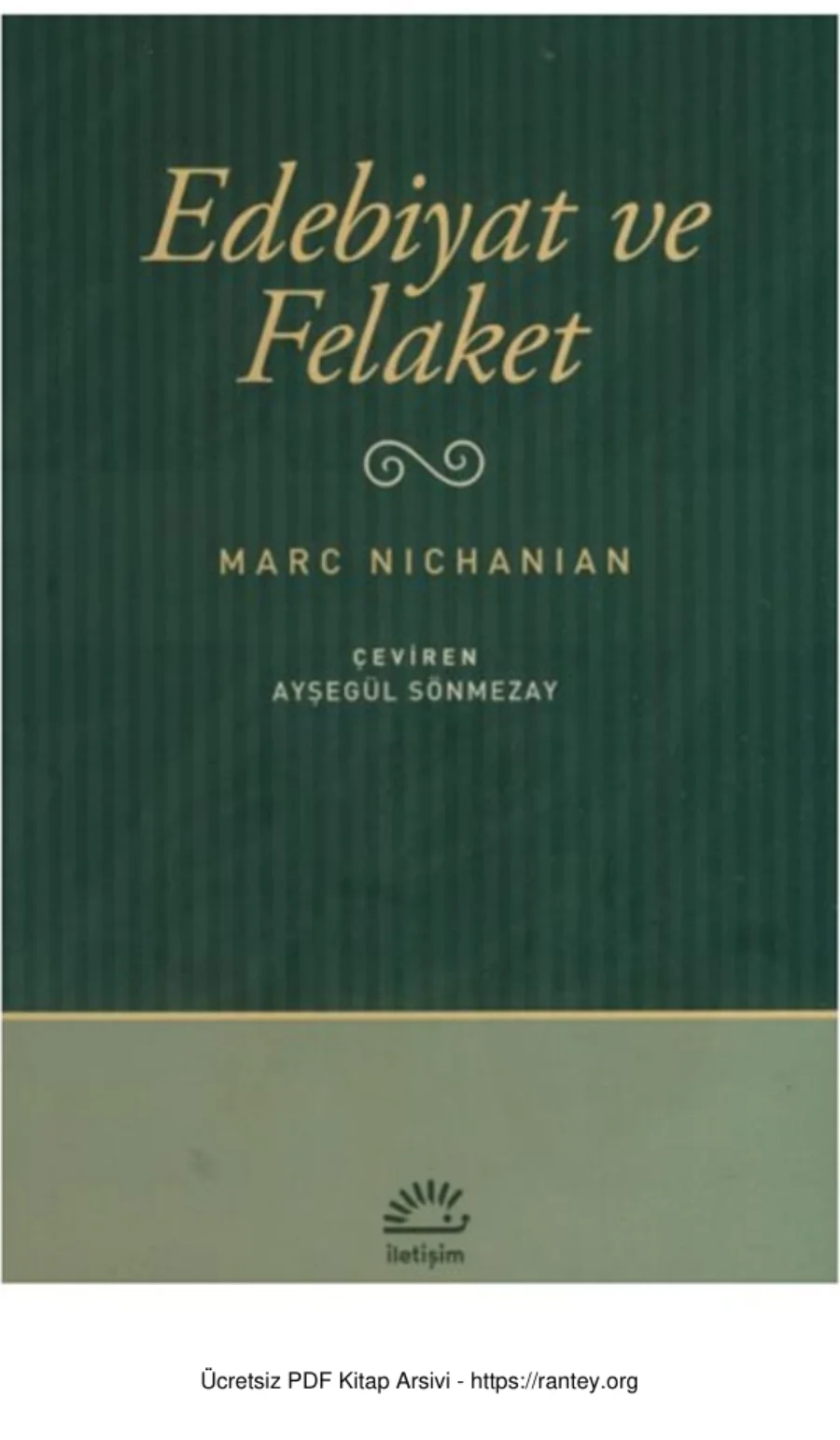 Edebiyat ve Felaket kapak görseli