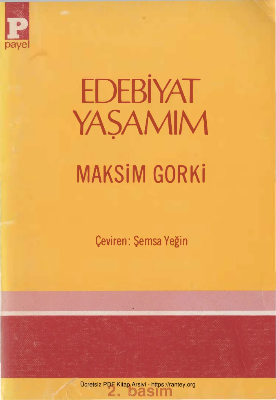 Edebiyat Yaşamım kapak görseli