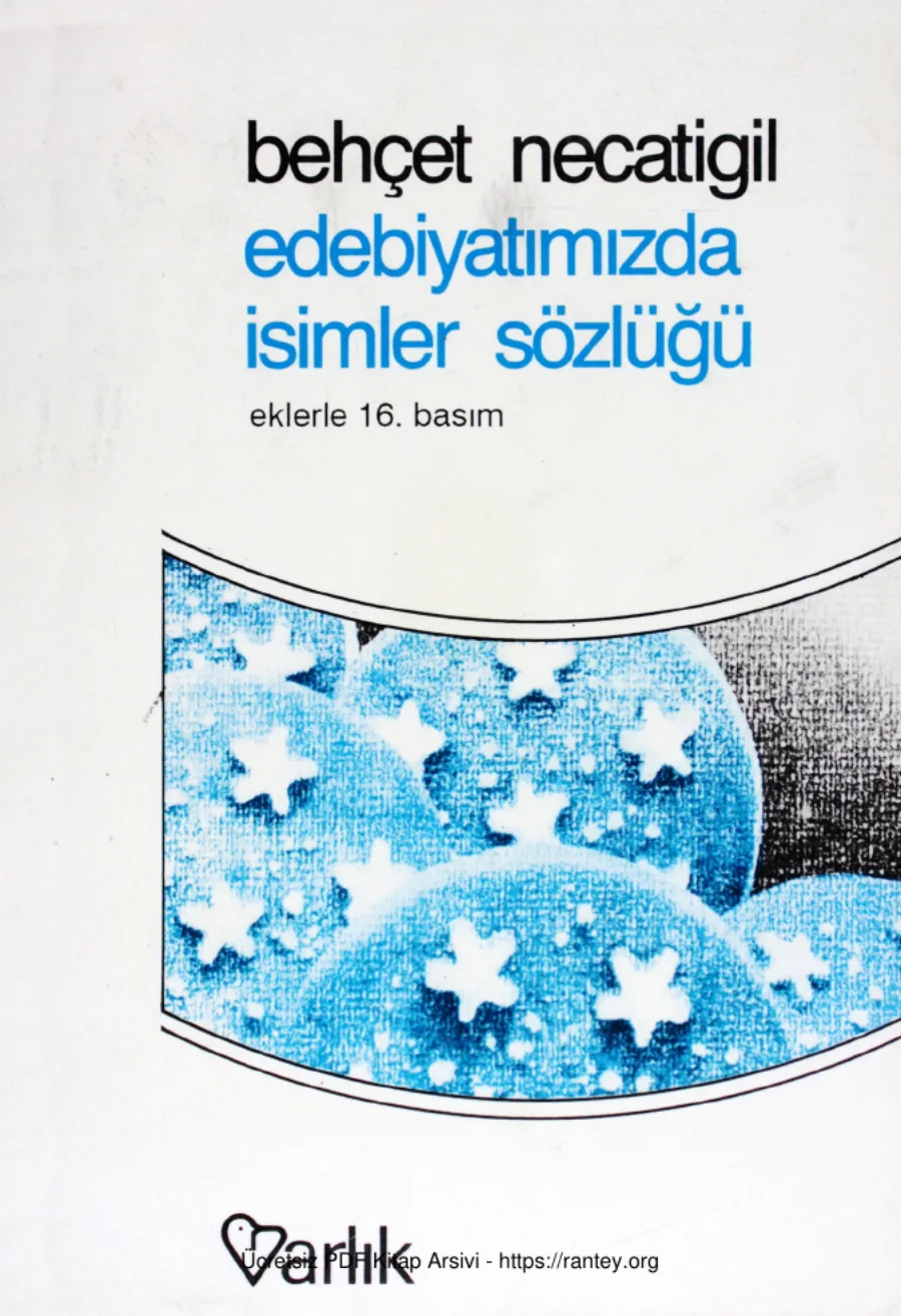 Edebiyatımızda İsimler Sözlüğü kapak görseli
