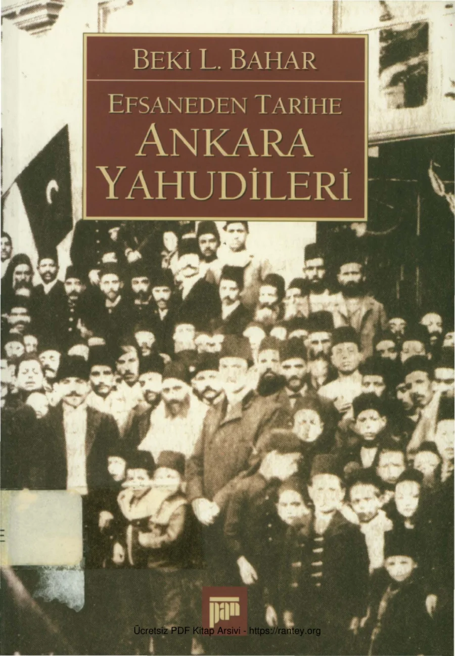 Efsaneden Tarihe Ankara Yahudileri Pan Yayınları kapak görseli