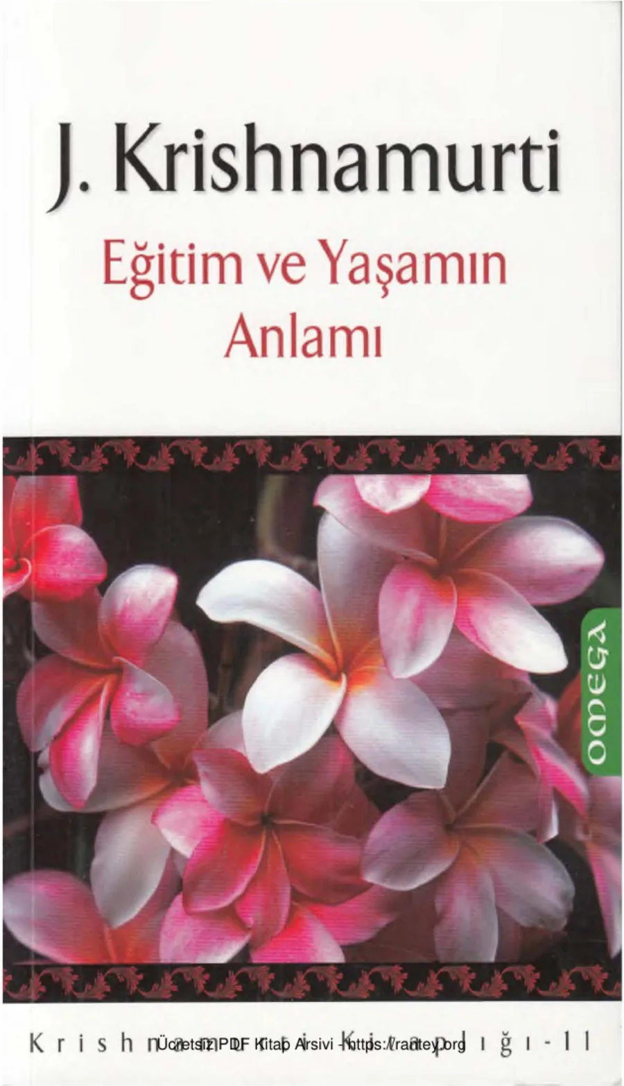 Eğitim ve Yaşamın Anlamı Omega Yayınları kapak görseli