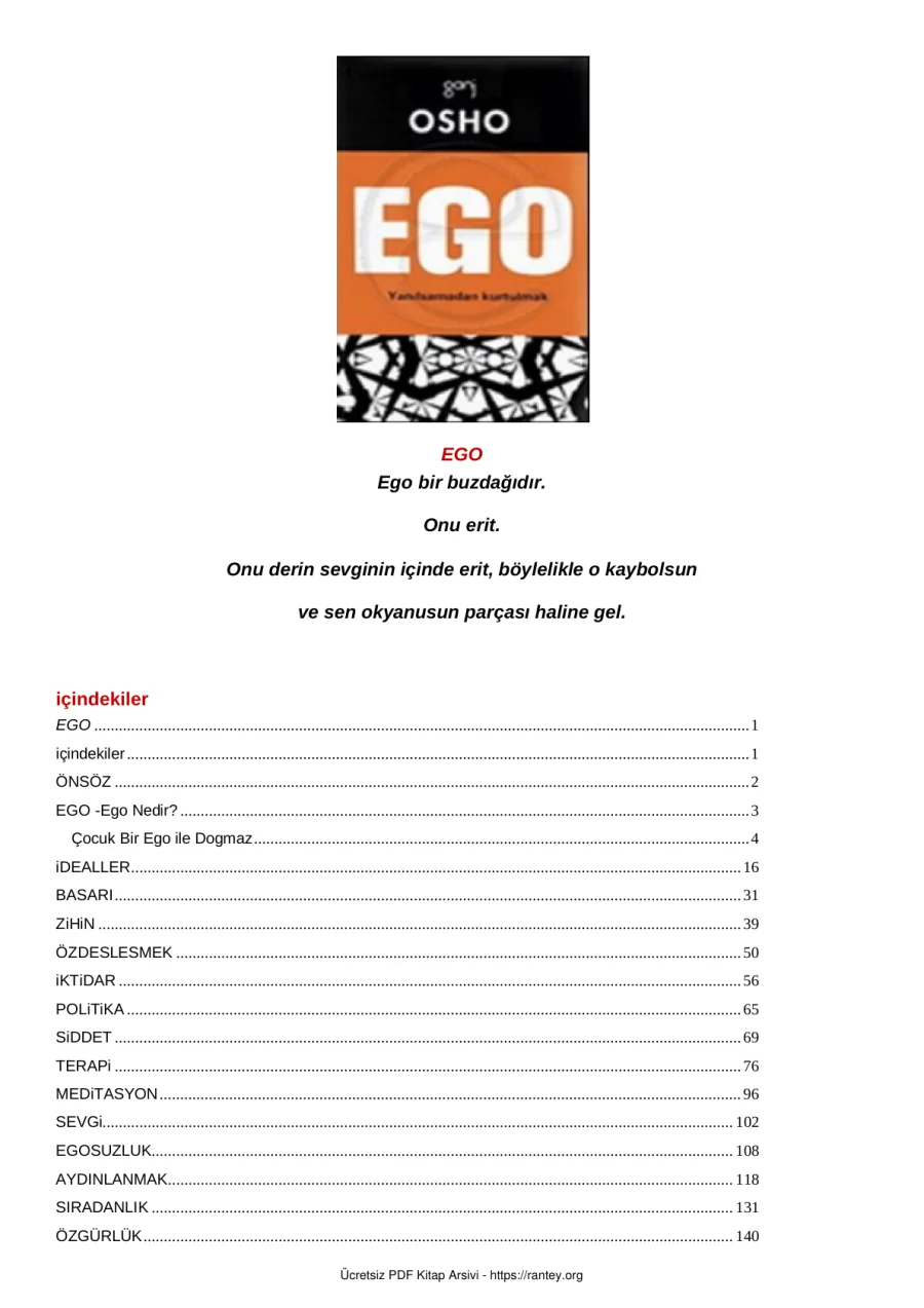 Ego kapak görseli
