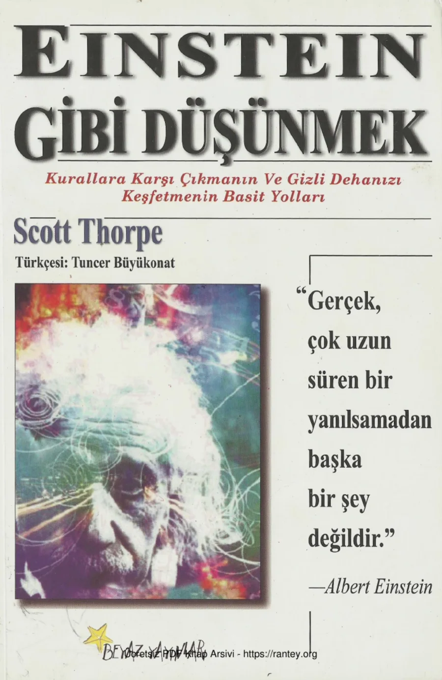Einstein Gibi Düşünmek kapak görseli