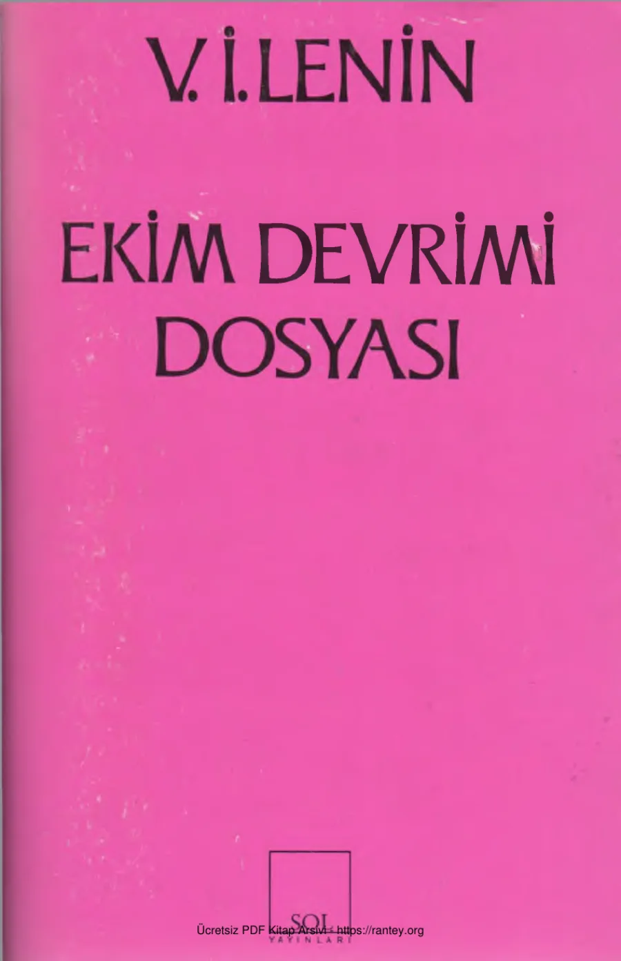 Ekim Devrimi Dosyası kapak görseli