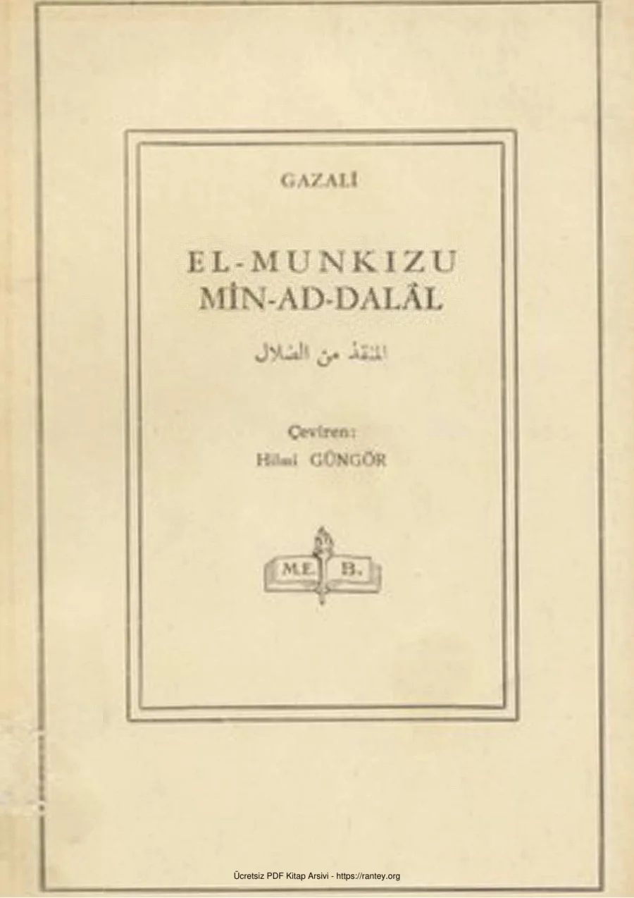 El Munkızu Min Ad Dalal kapak görseli